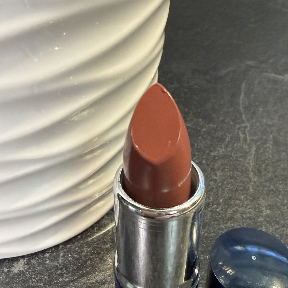 Vintage La Prairie ROSE TERRE Lipstick Lip Color Travel Sz‎ NEW Damaged Tube HTF